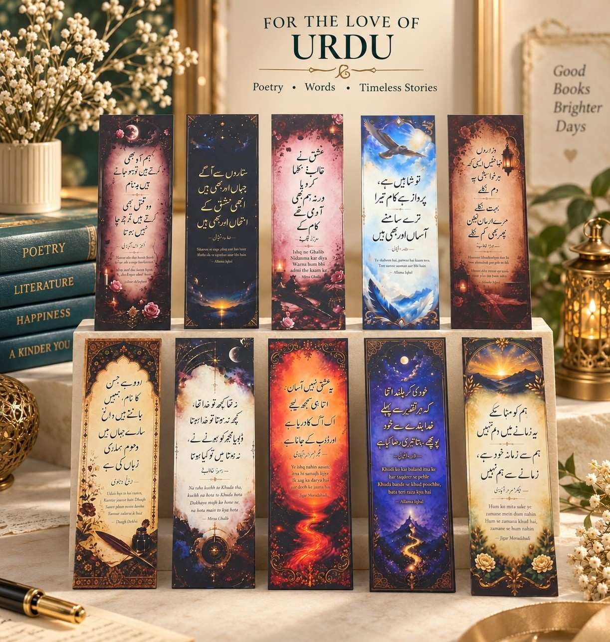 Urdu Shayari Bookmarks