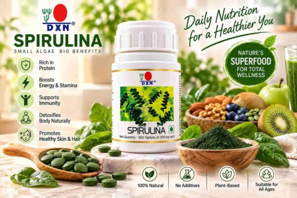 DXN Spirulina 360 Tablets 360 Tablets (300 MG Each)